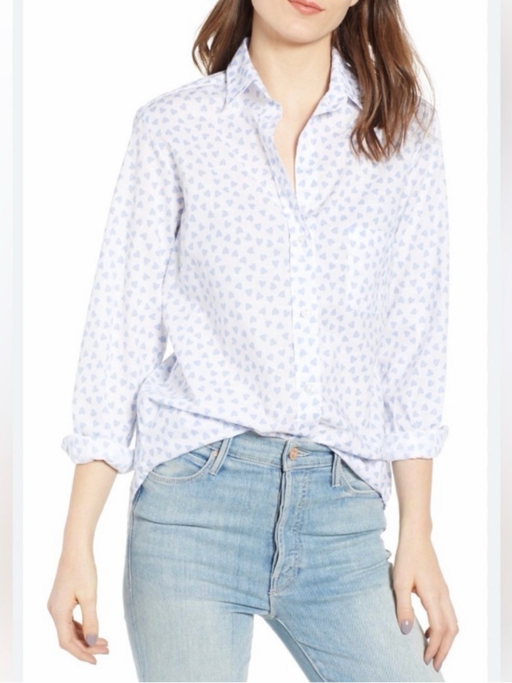 Grayson “hero” heart button down
